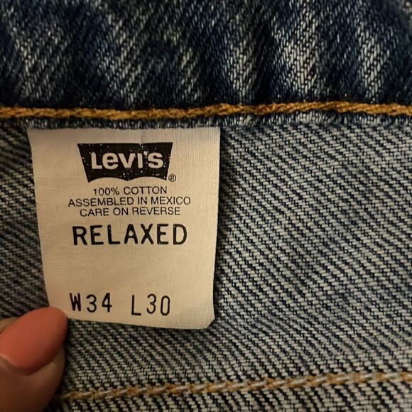 Levi’s ~ 540’s ~ Brown Tab~ leather back patch ~ Vintage ~ Nov 1998 ~ size 34/30 - Picture 5 of 6